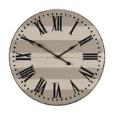 Belton 41.5" Round Oversize Farmhouse Wall Clock from Mercana - Luna Furniture
