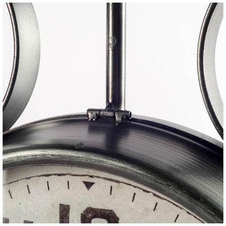 Lindsay 19" Round Large Industrial Wall Clock from Mercana - Luna Furniture