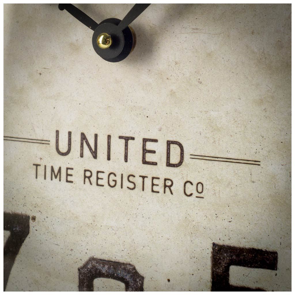 Lindsay 19" Round Large Industrial Wall Clock from Mercana - Luna Furniture