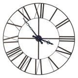Pender 50" Round Giant Oversized Industrial Wall Clock from Mercana - Luna Furniture