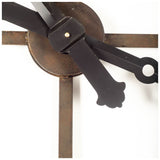 Pender 50" Round Giant Oversized Industrial Wall Clock from Mercana - Luna Furniture