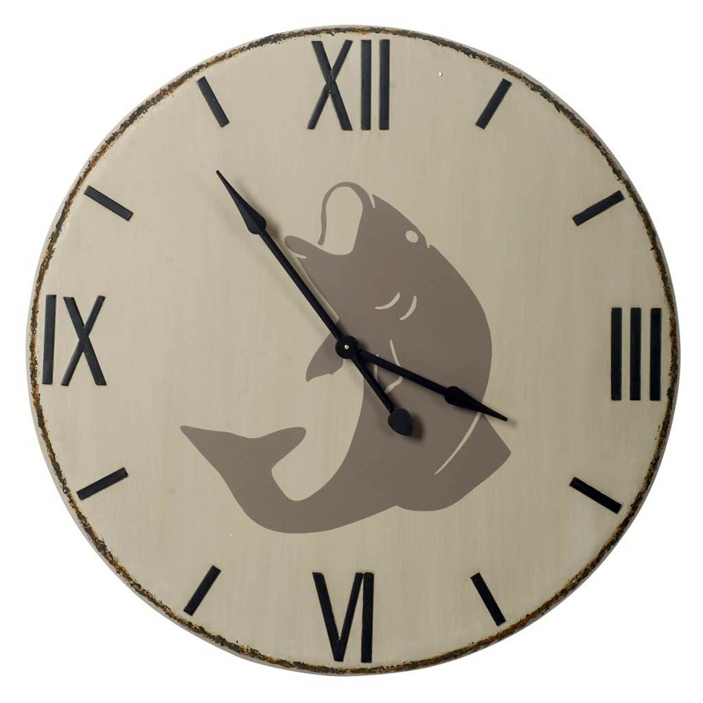 Langara 38.5" Round Oversize Lakeside Wall Clock from Mercana - Luna Furniture