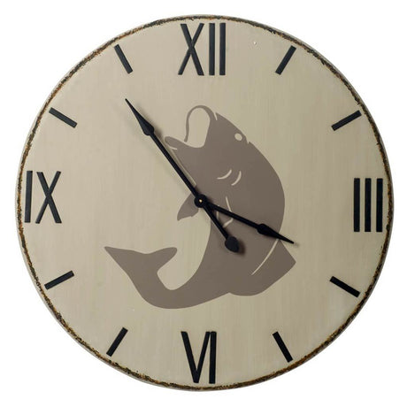 Langara 38.5" Round Oversize Lakeside Wall Clock from Mercana - Luna Furniture