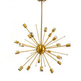 Edisonna II (38"D) Gold Sputnik Twenty Bulb Chandelier from Mercana - Luna Furniture