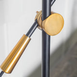 Fragon II(26"H) Black/Gold Metal Adjustable Cone Shade Table Lamp from Mercana - Luna Furniture