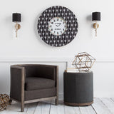 Sabinal II 7x18 Gold Resin Tree Branch Black Fabric Shade Wall Sconce from Mercana - Luna Furniture
