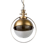 Leighton I 15x20 Gold Toned Metal Spherical Pendant Light from Mercana - Luna Furniture