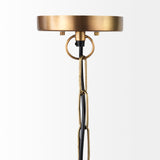 Leighton I 15x20 Gold Toned Metal Spherical Pendant Light from Mercana - Luna Furniture