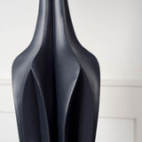 Bravar III 30" Gray-Blue Resin Base w/ Gray Fabric Shade Table Lamp from Mercana - Luna Furniture