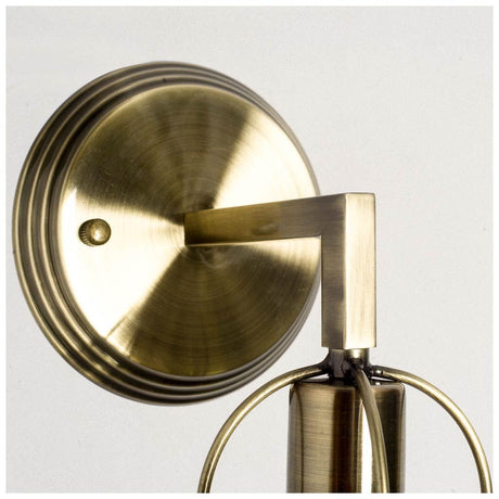 Hines II 6x14 Bronze Toned Metal Bulb Cage Wall Sconce from Mercana - Luna Furniture