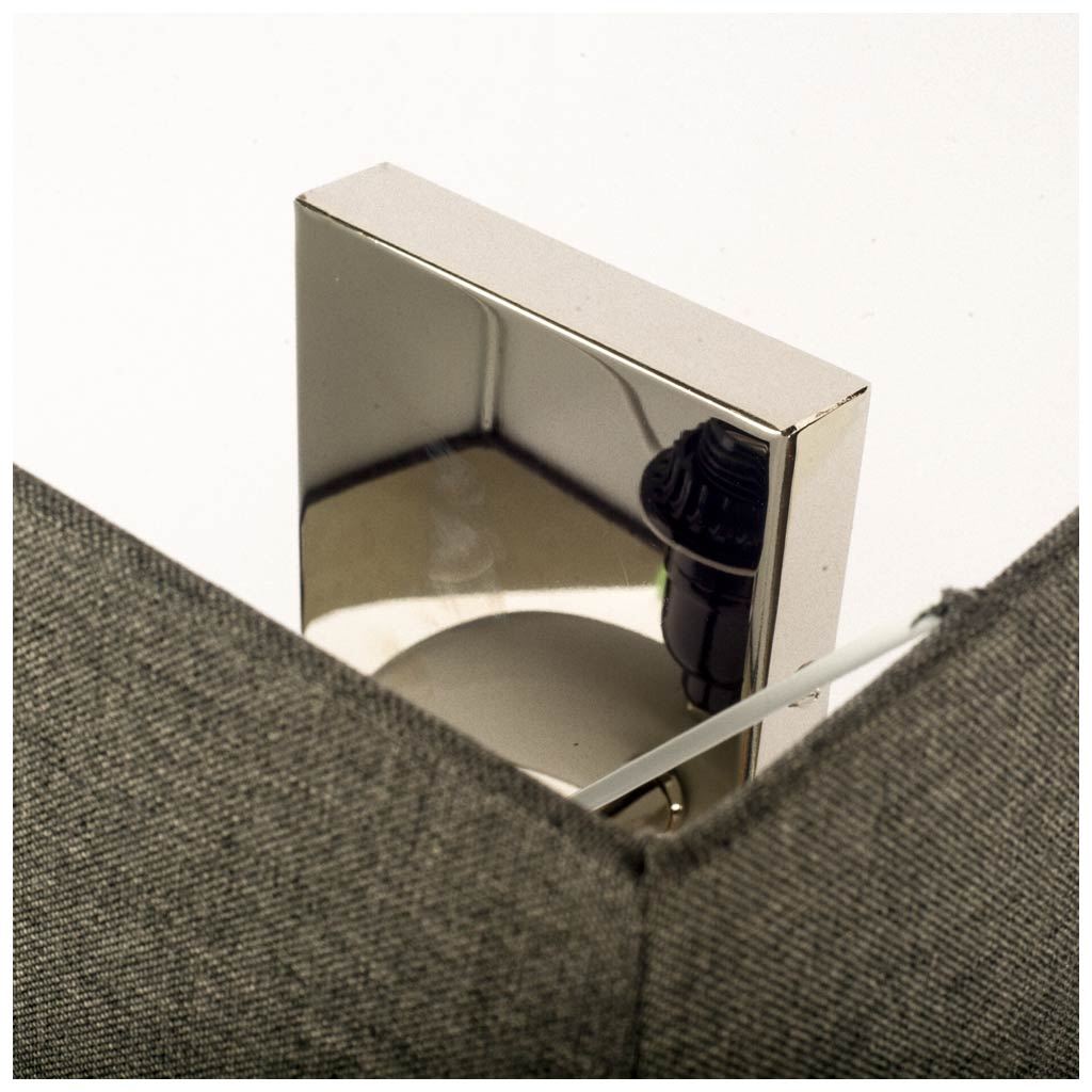 Scarlett II 6x19 Gray Base & Shade Wall Sconce from Mercana - Luna Furniture