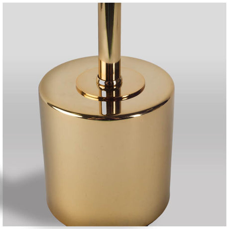 Mooney I (17.5"H) Metallic-Gold Metal Shade-less Table Lamp from Mercana - Luna Furniture