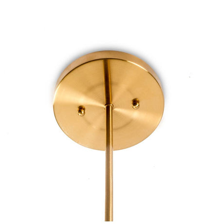 Lahey (28.3"Lx 44"Wx21"H) Gold Multi-Arm w/ Frosted Glass Globe Six Bulb Chandelier from Mercana - Luna Furniture
