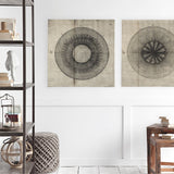 Cross Cut II (MC) by Mercana Studio a Hand Embellished Textured Canvas from Mercana - Luna Furniture