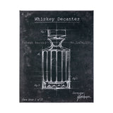 Barware Blueprint VII by Mercana Studio a Hand Embellished Textured Canvas from Mercana - Luna Furniture