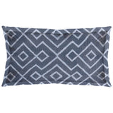 Boswell III 14 x 26 Blue Diamond Patterned Pillow Cover from Mercana - Luna Furniture