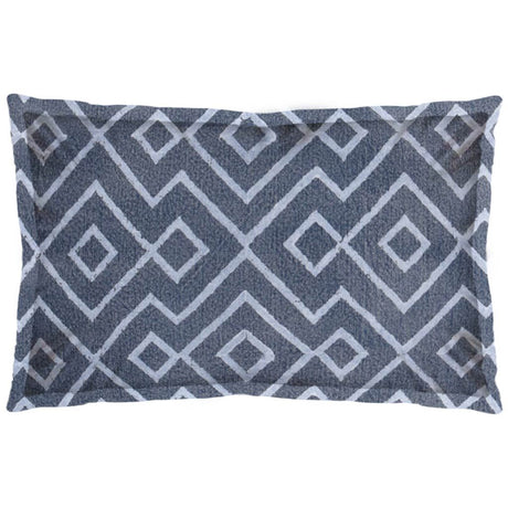 Boswell III 13 x 21 Blue Diamond Patterned Pillow Cover from Mercana - Luna Furniture