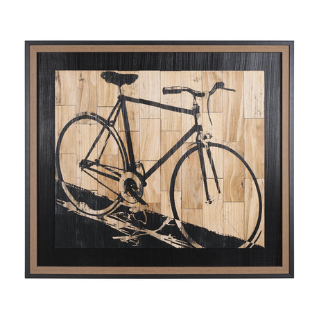 Fixed Gear 2 by Paperplate Inc a Hand Embelished Textured Framed Art Print from Mercana - Luna Furniture