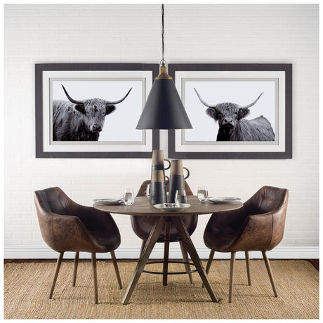 Highland Mist by Bill Philip a Hand Embellished Textured Framed Art Photograph Matted under Glass from Mercana - Luna Furniture