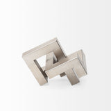 Link Small Silver Metal Sculpture Decorative Object from Mercana - Luna Furniture