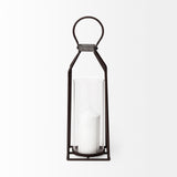 Kingston I Large Rustic Metal Framed Table Candle Holder from Mercana - Luna Furniture