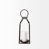 Kingston II Small Rustic Metal Framed Table Candle Holder from Mercana - Luna Furniture