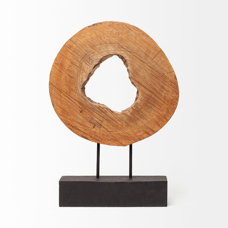 Ironwood I (Large) 15L x 3W Natural Wooden Circular Object from Mercana - Luna Furniture