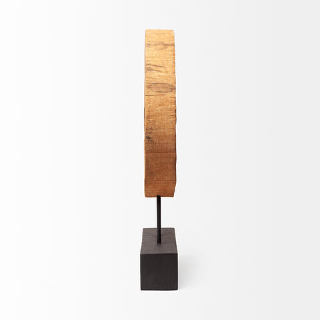 Ironwood I (Large) 15L x 3W Natural Wooden Circular Object from Mercana - Luna Furniture