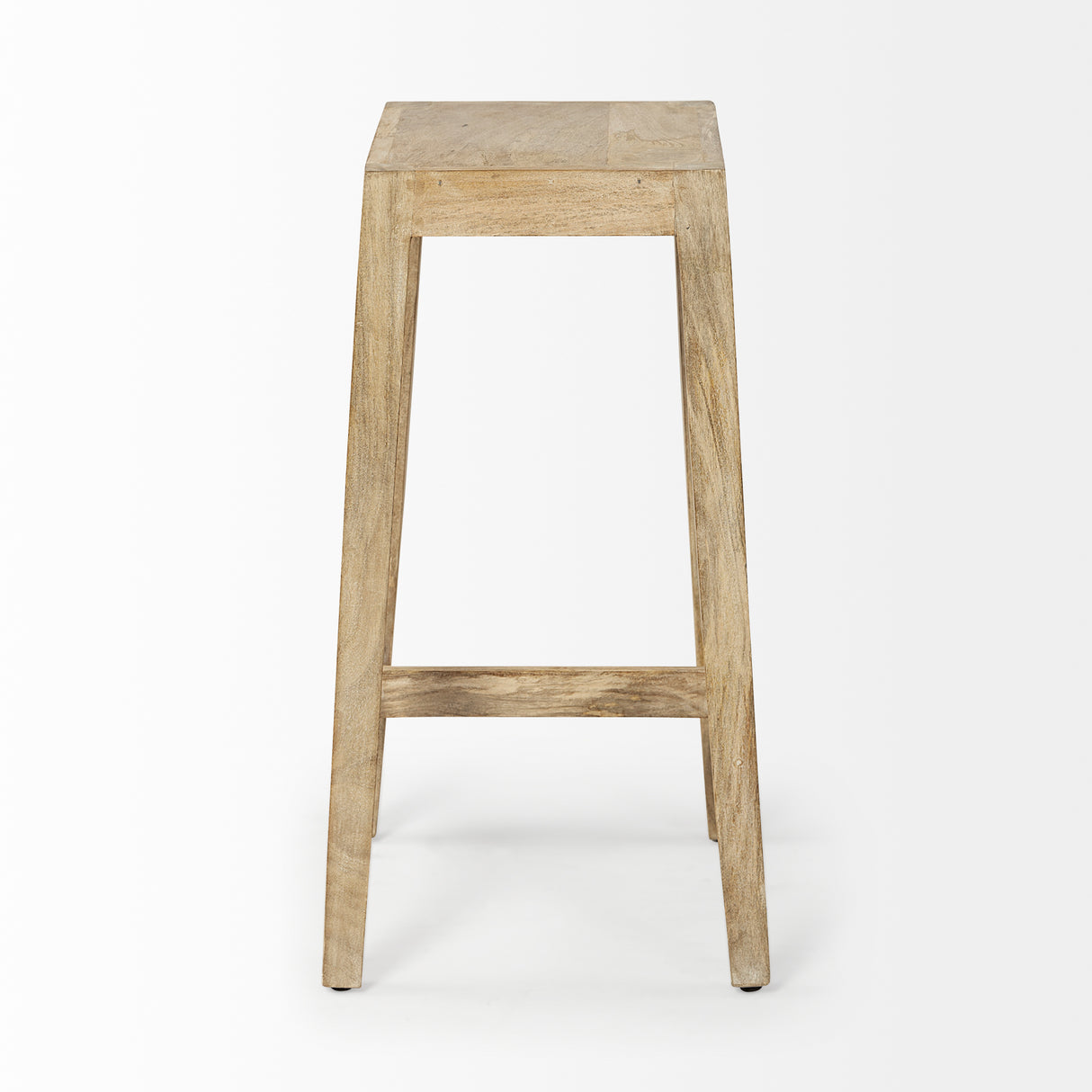 Colony 25" Seat Height Brown Wood Seat & Frame Stool from Mercana - Luna Furniture