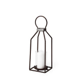 Kingston II Small Rustic Metal Framed Table Candle Holder from Mercana - Luna Furniture