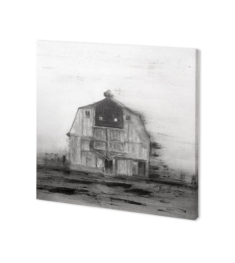 Barn House in Wind II by Mercana Studio a Hand Embellished Textured Canvas from Mercana - Luna Furniture