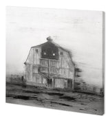 Barn House in Wind II by Mercana Studio a Hand Embellished Textured Canvas from Mercana - Luna Furniture