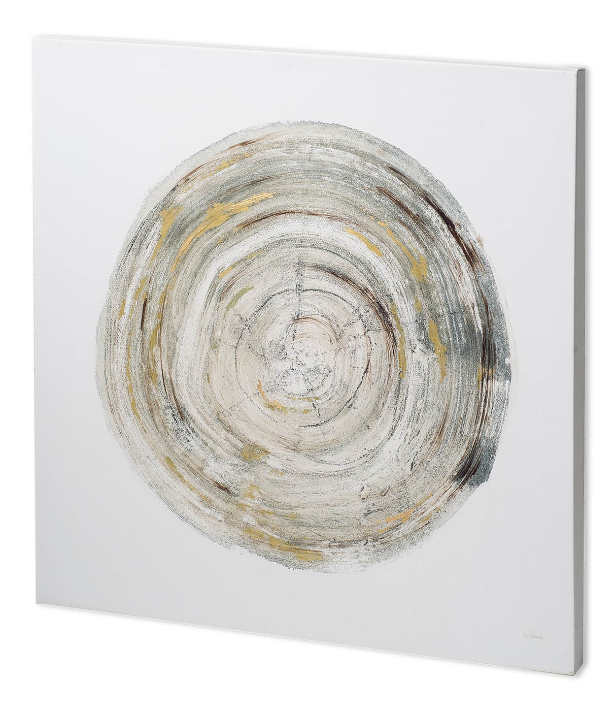 Counting the Years II by Albena Hristova a Hand Embellished Textured Canvas from Mercana - Luna Furniture