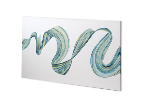 Ribbon Stream I by Grace Popp a Hand Embellished Textured Canvas from Mercana - Luna Furniture
