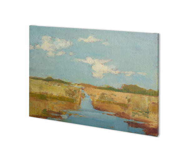 Summer Wetland I by Ethan Harper a Hand Embellished Textured Canvas