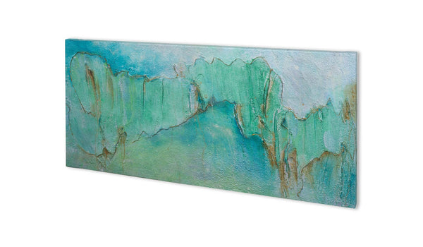Break Through I by Sheila Finch a Hand Embellished Textured Canvas