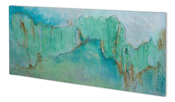 Break Through I by Sheila Finch a Hand Embellished Textured Canvas
