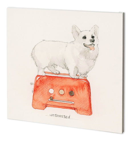 Corgi's Backery I by Mercana Studio a Hand Embellished Textured Canvas from Mercana - Luna Furniture
