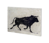 Toro II by Ethan Harper a Hand Embellished Textured Canvas from Mercana - Luna Furniture