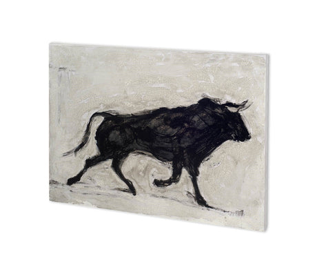 Toro II by Ethan Harper a Hand Embellished Textured Canvas from Mercana - Luna Furniture