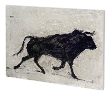 Toro II by Ethan Harper a Hand Embellished Textured Canvas from Mercana - Luna Furniture