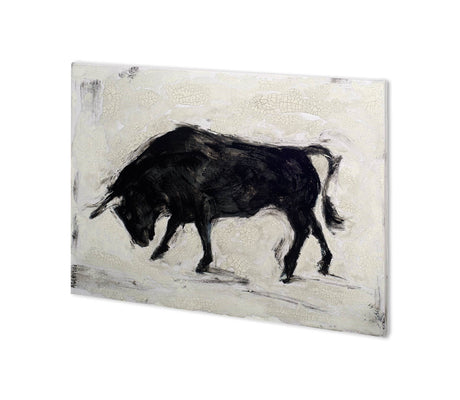 Toro I by Ethan Harper a Hand Embellished Textured Canvas from Mercana - Luna Furniture