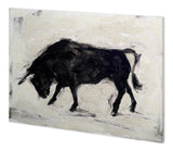 Toro I by Ethan Harper a Hand Embellished Textured Canvas from Mercana - Luna Furniture