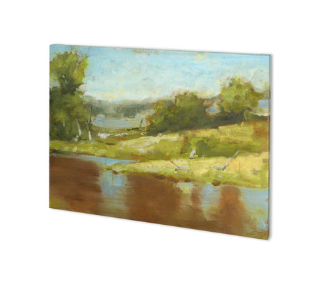 Muddy River I by Ethan Harper a Hand Embellished Textured Canvas from Mercana - Luna Furniture