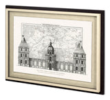 Envorons Of Paris 2 by Christopher James Hand Embellished Framed Art Print Matted under Glass from Mercana - Luna Furniture