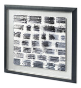Custom Stylus V by Chariklia Zarris a Hand Embellished Textured Framed Art Print Matted under Glass from Mercana - Luna Furniture