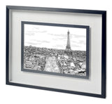 Tour of Europe I by Melissa Wang a Hand Embellished Textured Framed Art Print Matted under Glass from Mercana - Luna Furniture