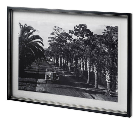 On The Avenue - Hand Embellished Textured Framed Photo Art Print Matted under Glass from Mercana - Luna Furniture
