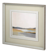Grey Dunes II by Alison Jerry a Hand Embellished Textured Framed Art Print Matted under Glass from Mercana - Luna Furniture