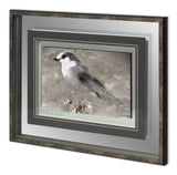 Woodland Animal Bird by Stephan Fontaine Hand Embellished Framed Art Print Matted under Glass from Mercana - Luna Furniture
